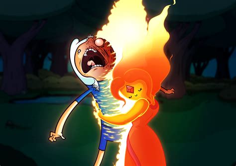 adventure time fire finn